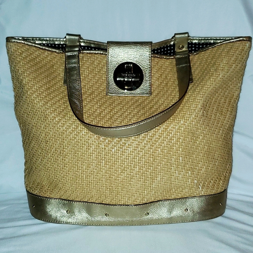 Kate Spade Straw Tote